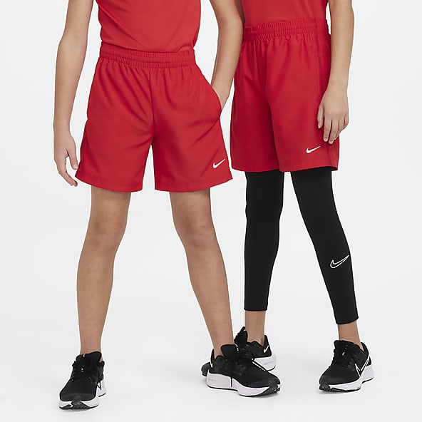 Red nike shorts youth top